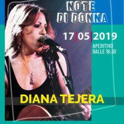 Locandina Note di donna concerto di Diana Tejera - 17/05/2019
