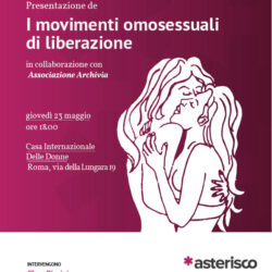 Banner Presentazione I movimenti omosessuali di liberazione - 23/05/2019