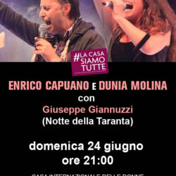 Locandina Concerto Enrico Capuano e Dunia Molina - 24/06/2018