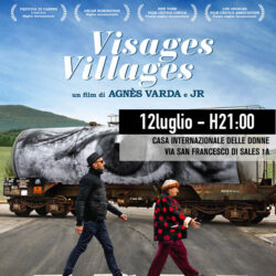 Locandina proiezione del film Visages Villages di Agnès Varda e Jr - 12/07/2018