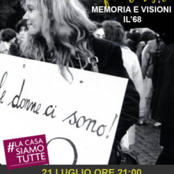 Locandina Feminism memoria e visioni. Il '68 - 21/07/2018