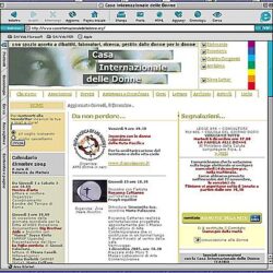 Home page sito web - 2004