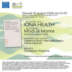 Invito Incontro Iona Heart - 18/06/2009
