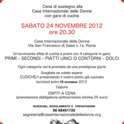 Invito Gourmet alla Casa - 24/11/2012