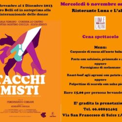 Invito spettacolo Tacchi misti - 06/11/2013