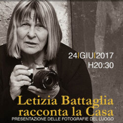 Locandina Letizia Battaglia racconta la Casa - 24/06/2017
