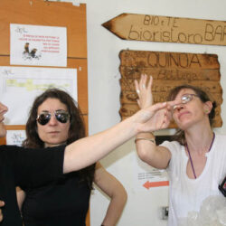 Organizzatrici e ospiti 5 giornate lesbiche - 02/06/2010 Monica Pietrangeli, Valeria Santini