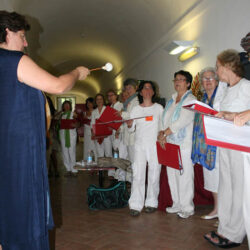 Prove del coro della Casa Internazionale delle donne alle 5 giornate lesbiche - 02/06/2010