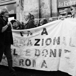 Manifestazione in difesa della Costituzione - 12/10/2013 Edda Billi e Francesca Koch