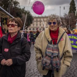 Manifestazione contro la violenza sulle donne - 25/11/2017 Edda Billi