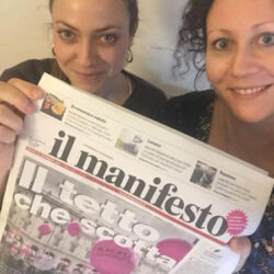 Numero speciale del Manifesto - 30/11/2018 Giulia Mastalli e Giulia Agostini